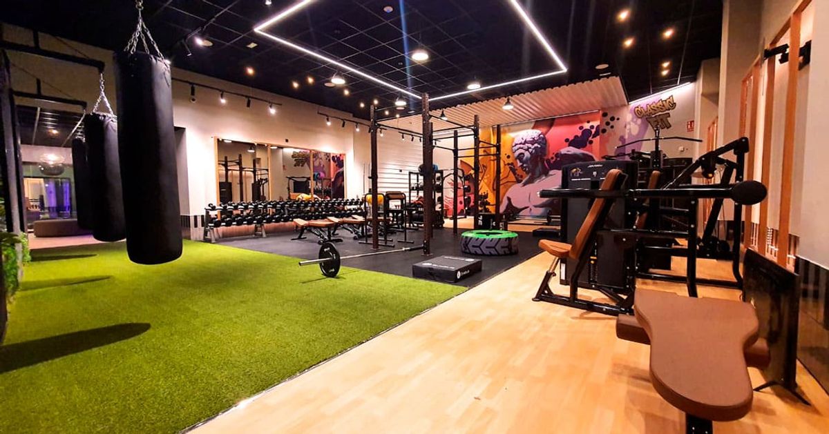 Fitness studio interior